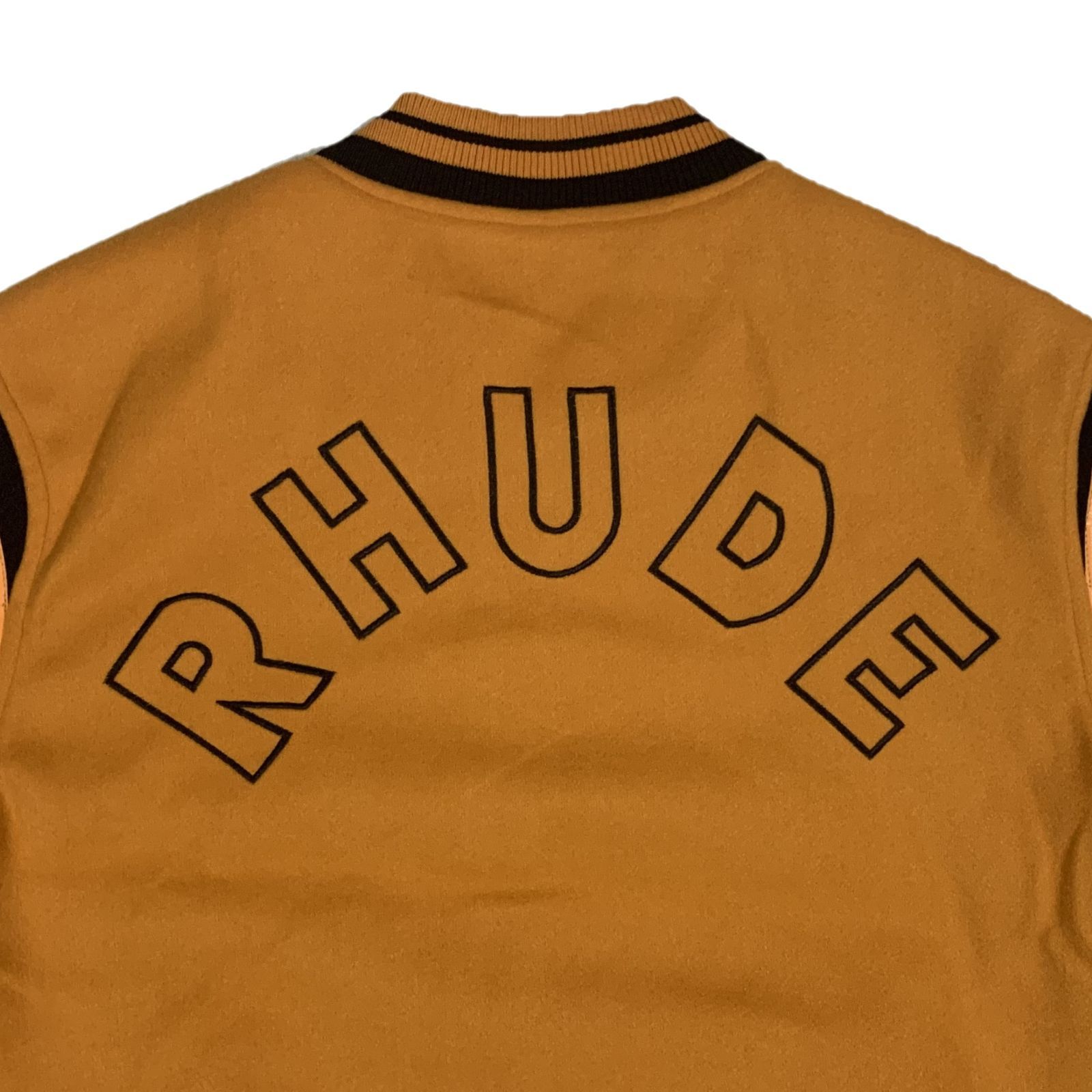 RHUDE ルード ライトニング ボンバージャケット オレンジ - メルカリ