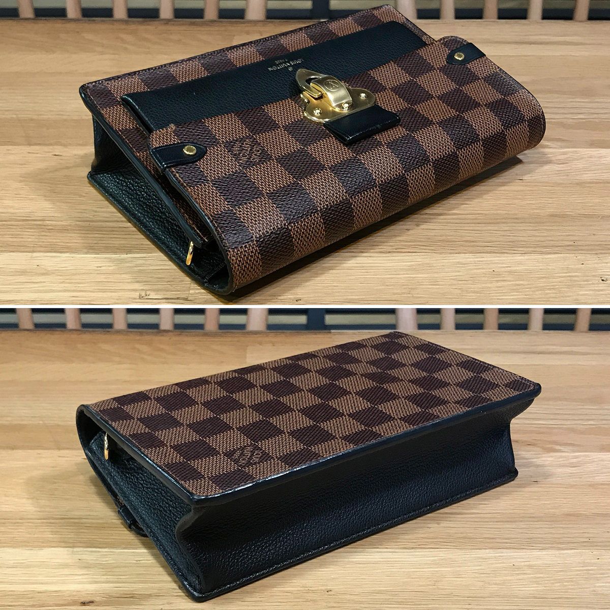 新品同様 ルイヴィトン ダミエ ポルトフォイユヴァヴァン チェーン