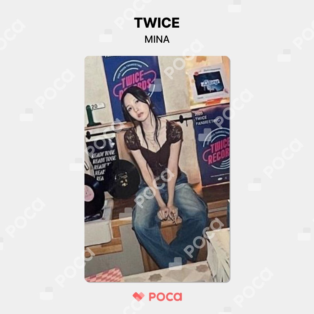 TWICE ミナ トレカ 2023 TWICE FANMEETING ONCE AGAIN TRADING