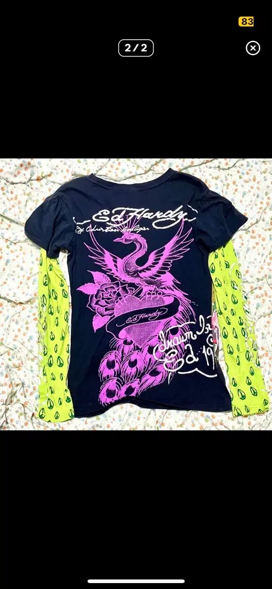 Ed Hardy エドハーディー Y 2 K レイヤード ロングスリーブ
