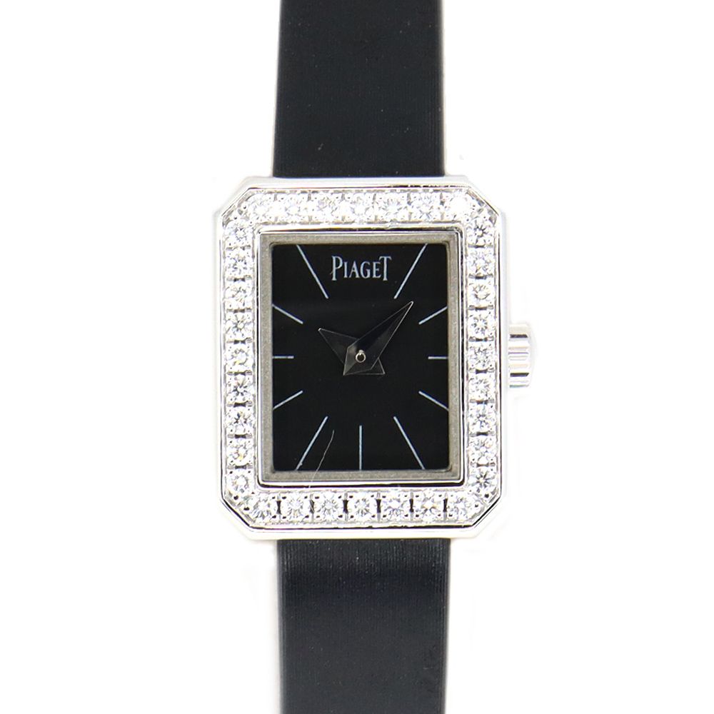 ピアジェ ミニ プロトコール ダイヤG0A34503 P10691 WG 栄】ピアジェ ミニ プロトコール G0A34503 P10691ブラック K18WG