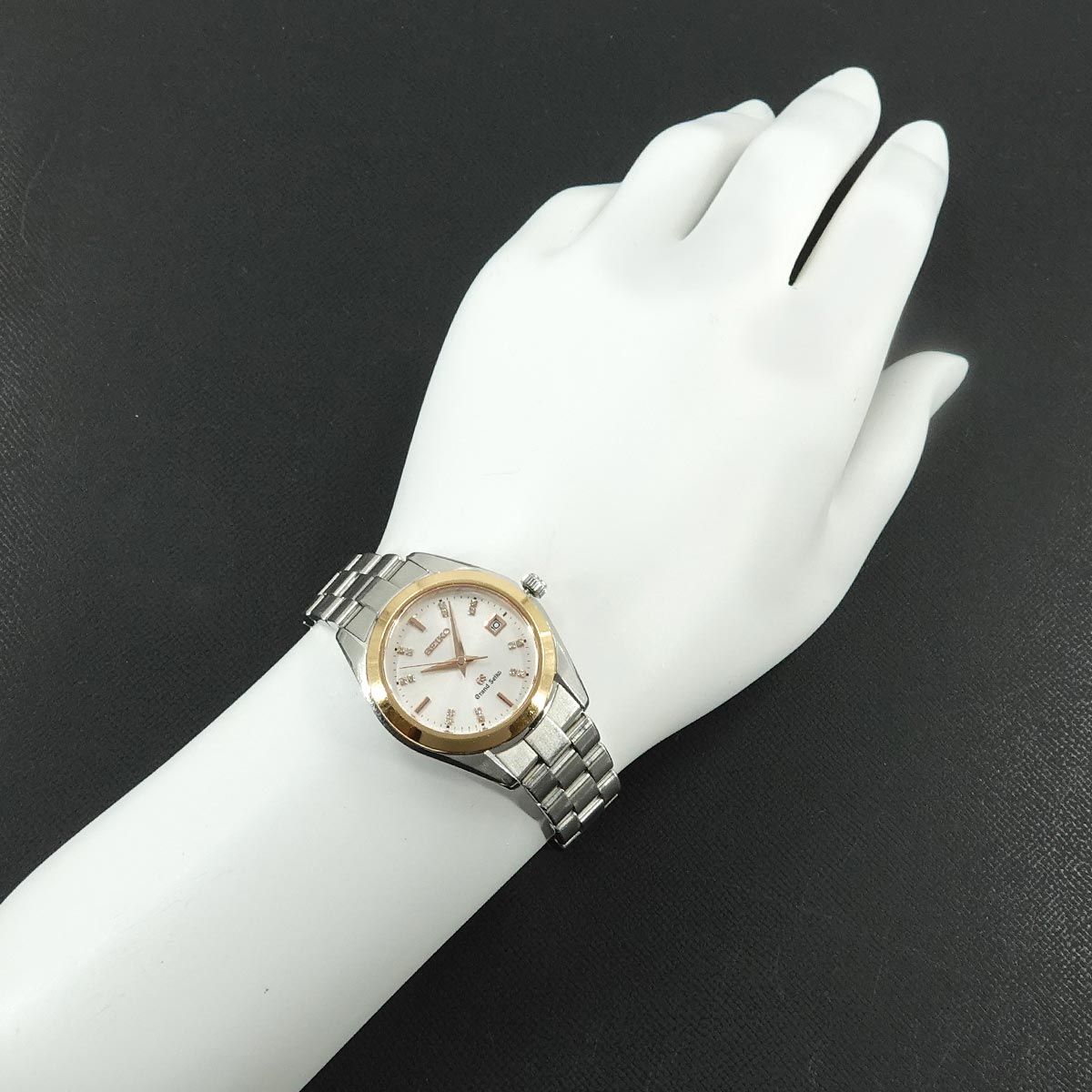 セイコー SEIKO グランドセイコー コンビ STGF074 16P ダイヤ  