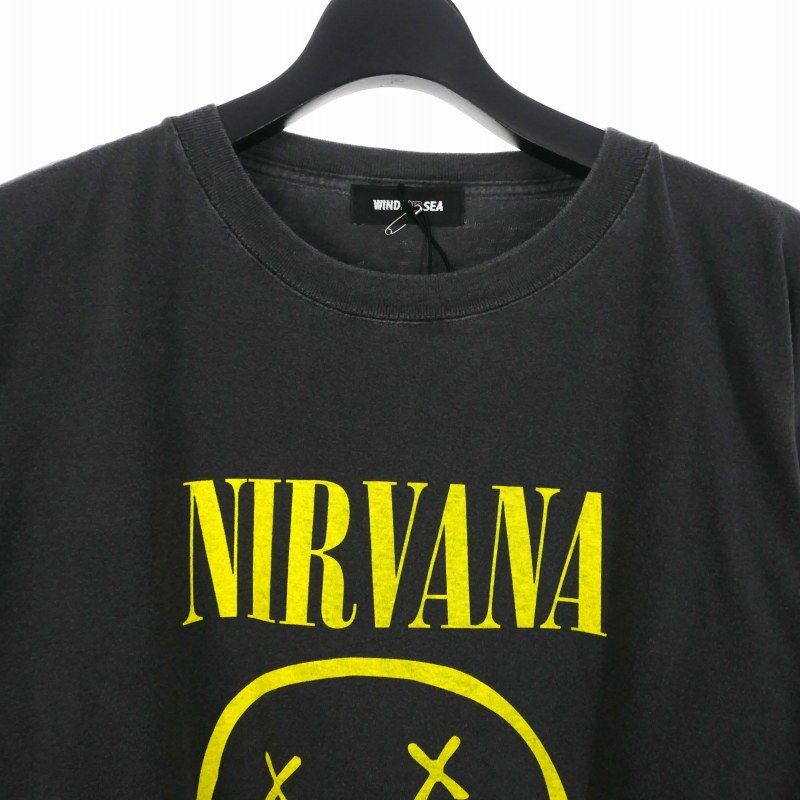 ウィンダンシー×ニルヴァーナ Tシャツ新品未使用　完売品 ウィンダンシー WIND AND SEA × ニルヴァーナ NIRVANA SMILEY S