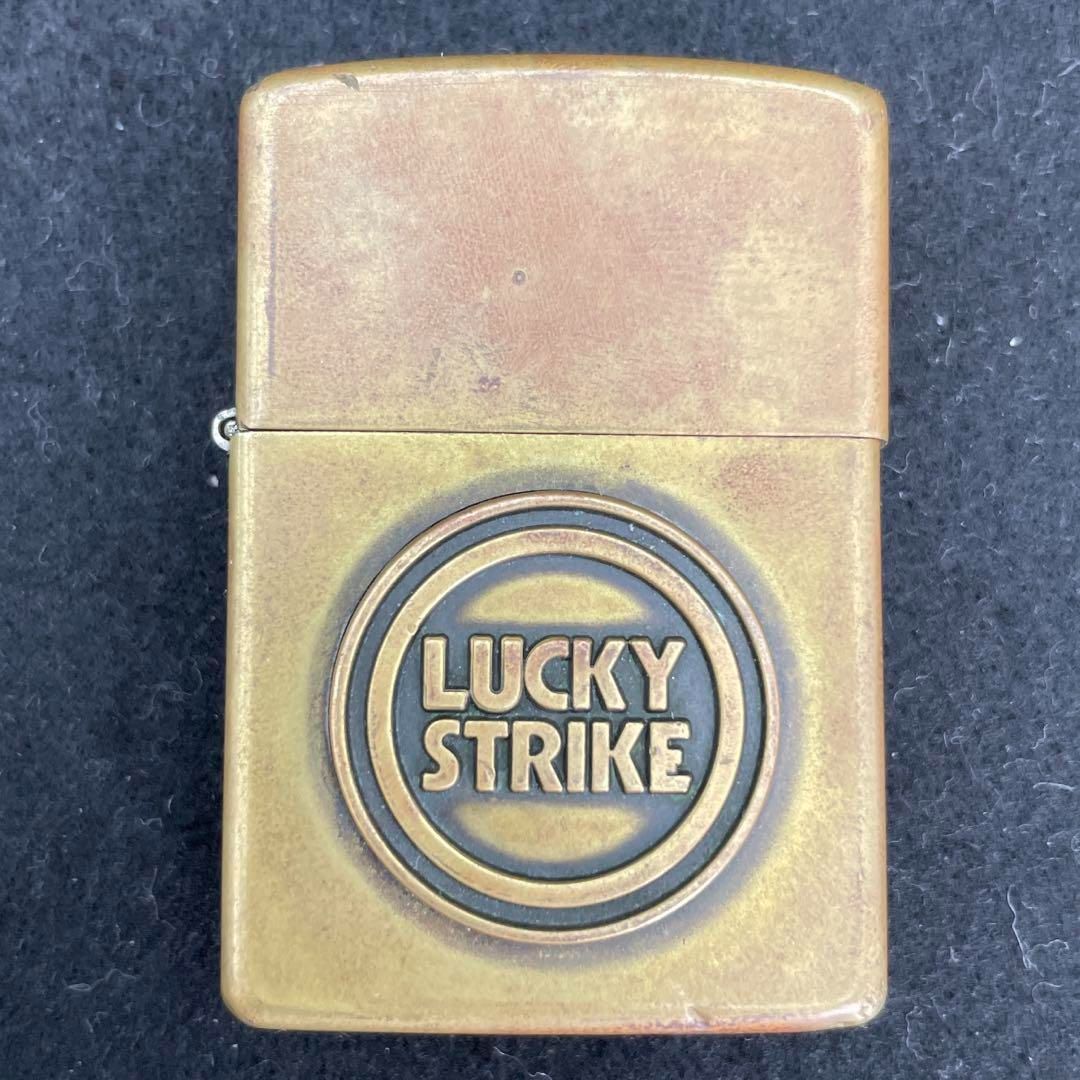 ZIPPO ラッキーストライク 立体ロゴメタル貼り1994年製