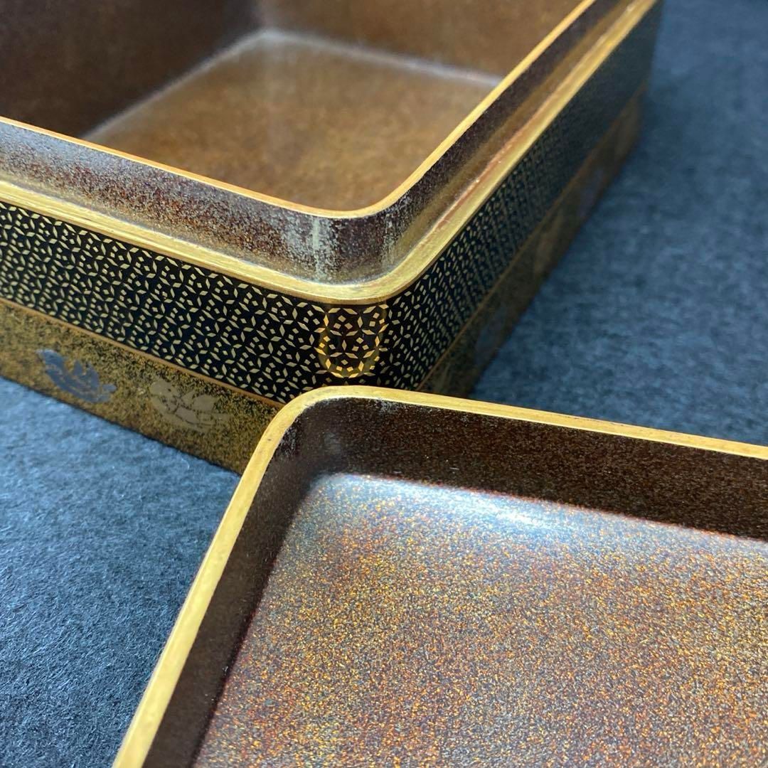  江戸期 在銘 蒔絵蓋物 木 . .7㎝ 東Y 6-1205 2 F 伝統工芸品 アンティーク雑貨 美術品 アンティーク コレクション