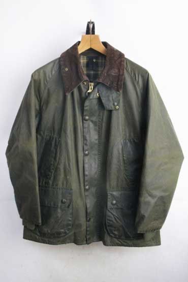英国製 1990年代 バブアー Barbour ビデイル BEDALE 40 古着 メンズ レディース ヴィンテージ ビンテージ 90’s 90s アメカジ ワーク ENGLAND オイルド セージ ハンティング ジャケット アウトドア