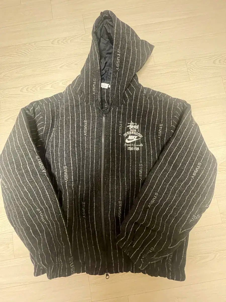 Nike(ナイキ） STUSSY(ステューシー) nrg ストライプ ジャケット XL