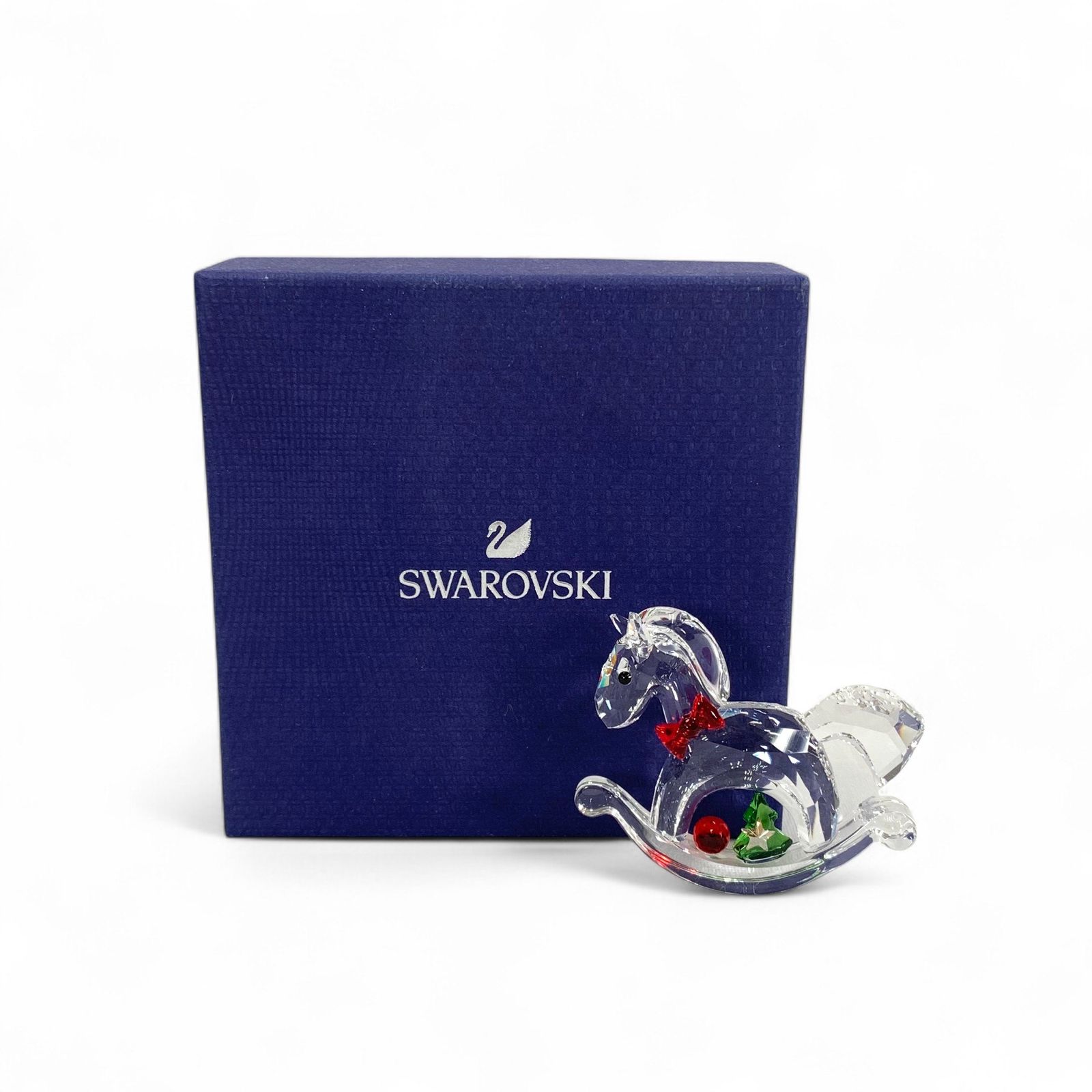 SWAROVSKI スワロフスキー 木馬 クリスマス ホース 置物 - メルカリ