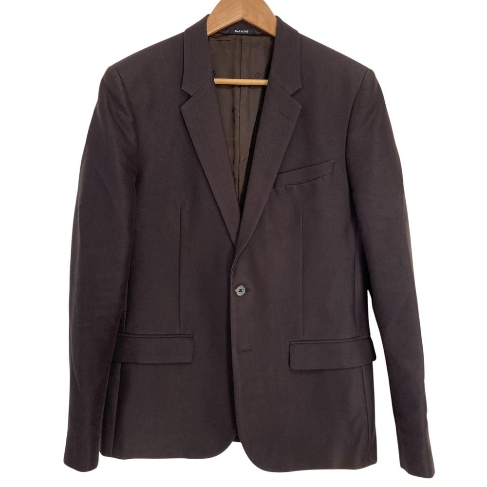 14AW Masion Martin Margiela メゾンマルタンマルジェラ 14 シングル テーラードジャケット Sサイズ ブラウン メンズ 古着