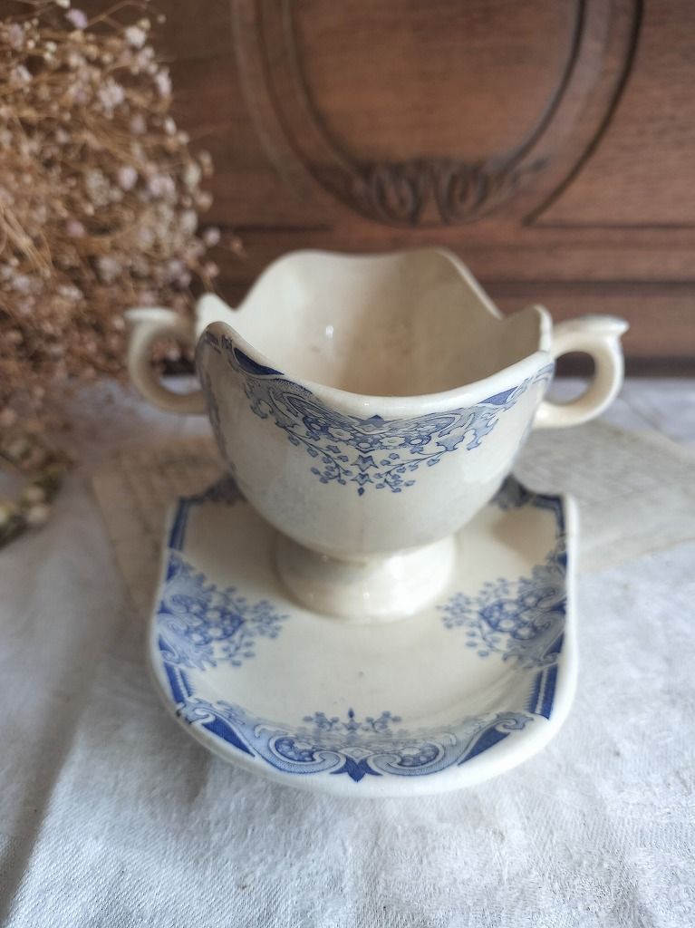 フランス アンティーク トップ 素敵な Luneville ソーシエール