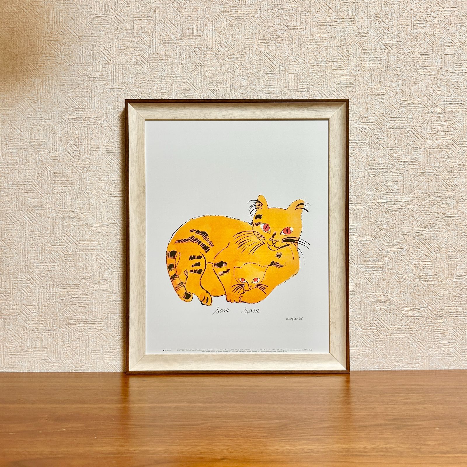 アンディ　ウォーホル　Sam ウォーホル サムという名の猫(No.64A） (A Cat Named “Sam