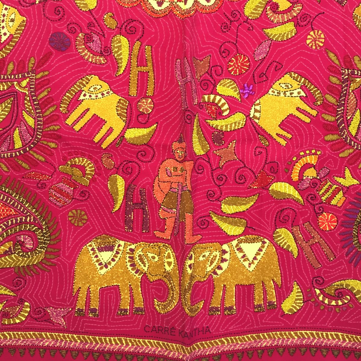 エルメス HERMES スカーフ カレ90 CARRE KANTHA カレカンタ シルク