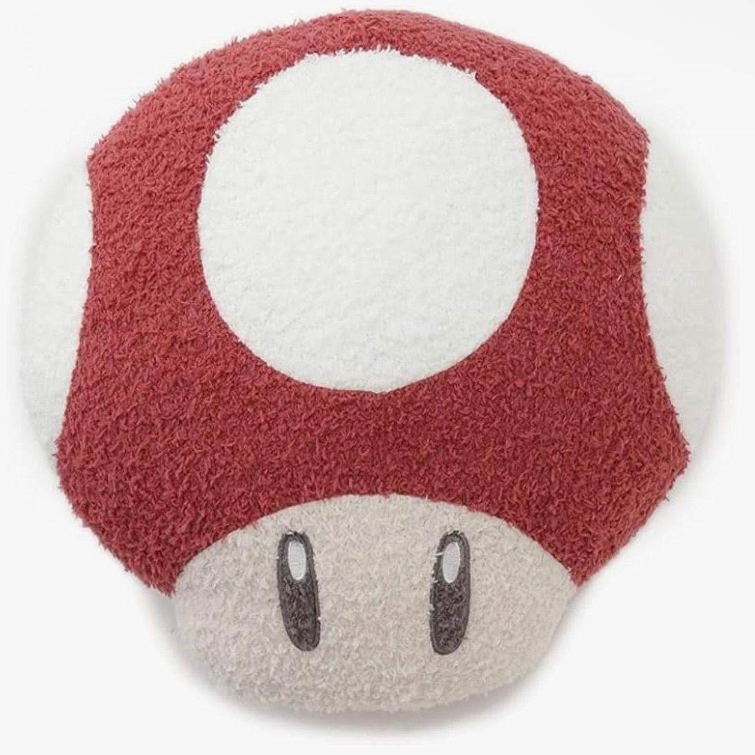 【ジェラートピケ】スーパーマリオ スーパーキノコ キャラクタークッション