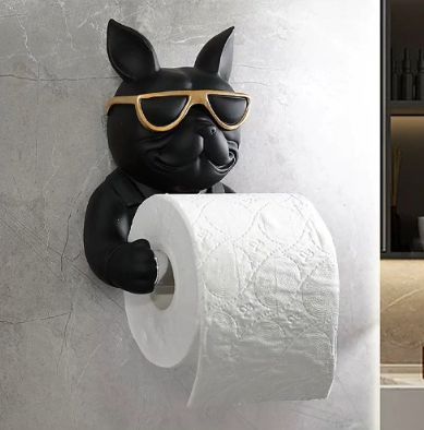 犬型トイレットペーパーホルダー