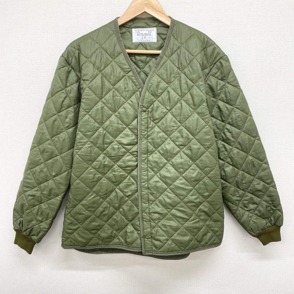 90's Belgium Army ベルギー軍 NEIRYNCK CONFECTIE キルティング ライナー ジャケット Quilting Liner  Jacket サイズ：2B - メルカリ