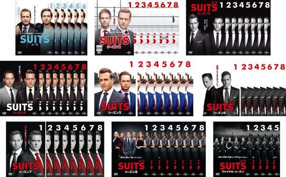 SUITS スーツ 67枚セット シーズン1 2 3 4 5 6 7 8 ファイナル 全巻セット 洋画 DVD レンタル落ち