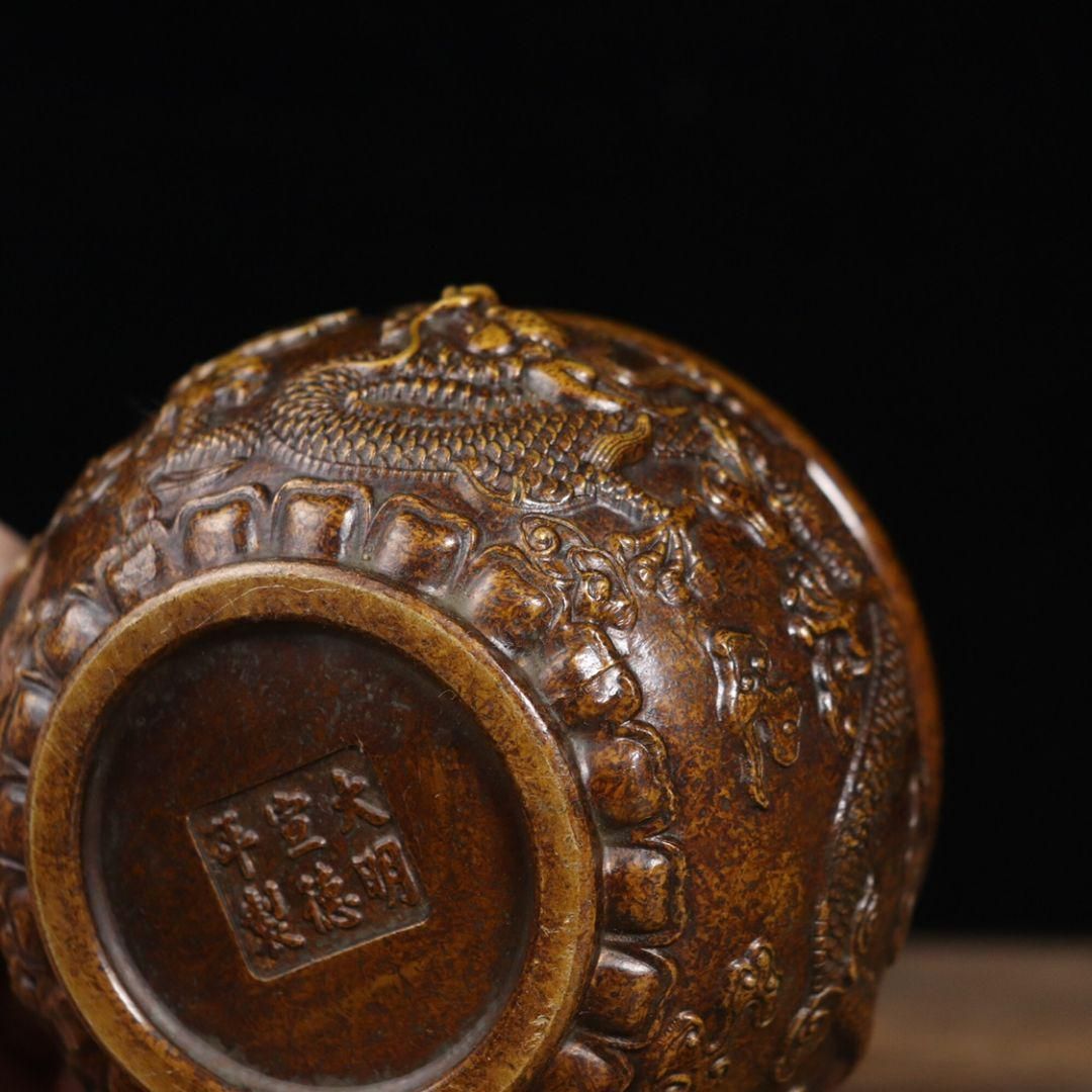 銅細工 蓮の花扇子薫製香炉  香炉 装飾品 工芸品 美術品 置物 銅細工 蓮の花扇子薫製香炉 香炉 装飾品 工芸品 美術品 置物