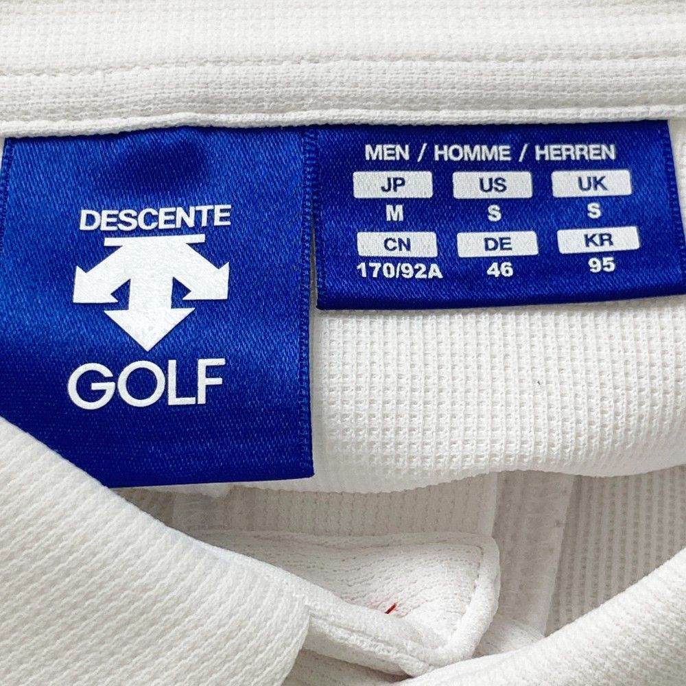 サイズ：M DESCENTE GOLF デサントゴルフ  ニット スカート  ホワイト系 [240101475410] ゴルフウェア レディース ストスト サイズ：M DESCENTE GOLF デサントゴルフ ニットスカート 格子柄