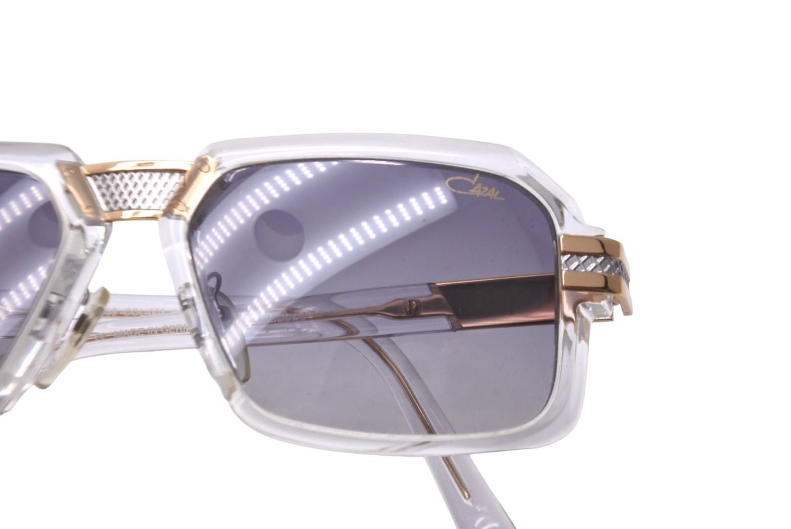 美品　カザール　MOD.8039　サングラス　クリア　56□17　145 極美品 CAZAL カザール サングラス サイズ56◻︎17 145
