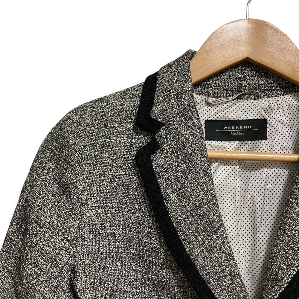 マックスマーラ ウィークエンドライン パイピングジャケット ブレザー 38 美品 Weekend Max Mara ウィークエンドマックスマーラ パイピング