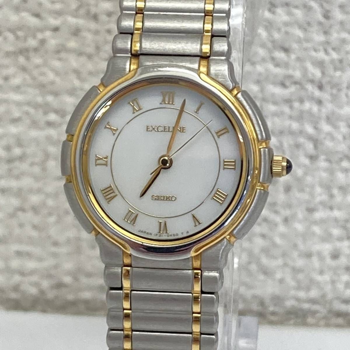 セール！ 【美品】SEIKO 腕時計 EXCELINE 1F21-0D70 銘入り | www.ccfl.ie