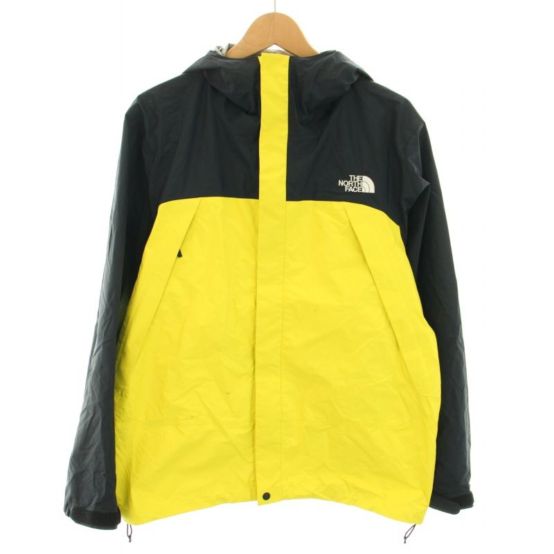 ザノースフェイス THE NORTH FACE ドットショットジャケット DOT SHOT JACKET ジップアップパーカー アウター L 黄  イエロー 黒 ブラック NP61930 /YT - メルカリ