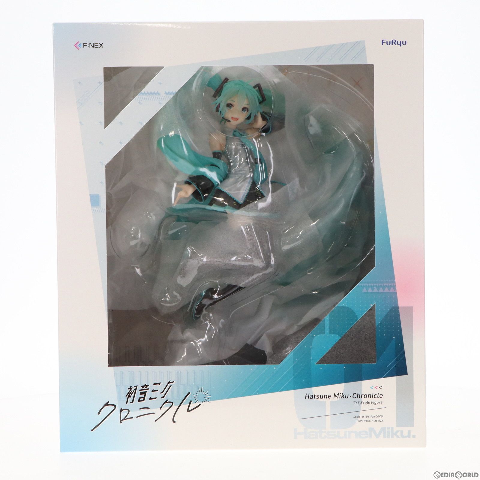 F:NEX限定 初音ミク・クロニクル キャラクター・ボーカル・シリーズ01 初音ミク 1/7 完成品 フィギュア(AMU-FNX290) フリュー -  メルカリ