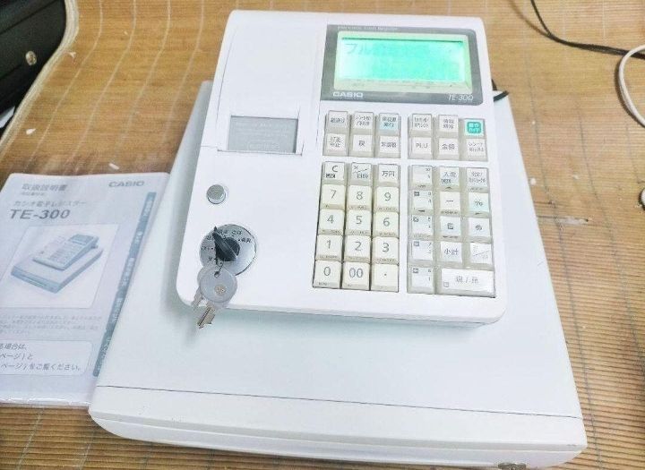 カシオレジスター　TE-300　 設定無料　 送料無料人気機種　913338 カシオレジスター TE-300 設定無料 送料無料人気機種 913338