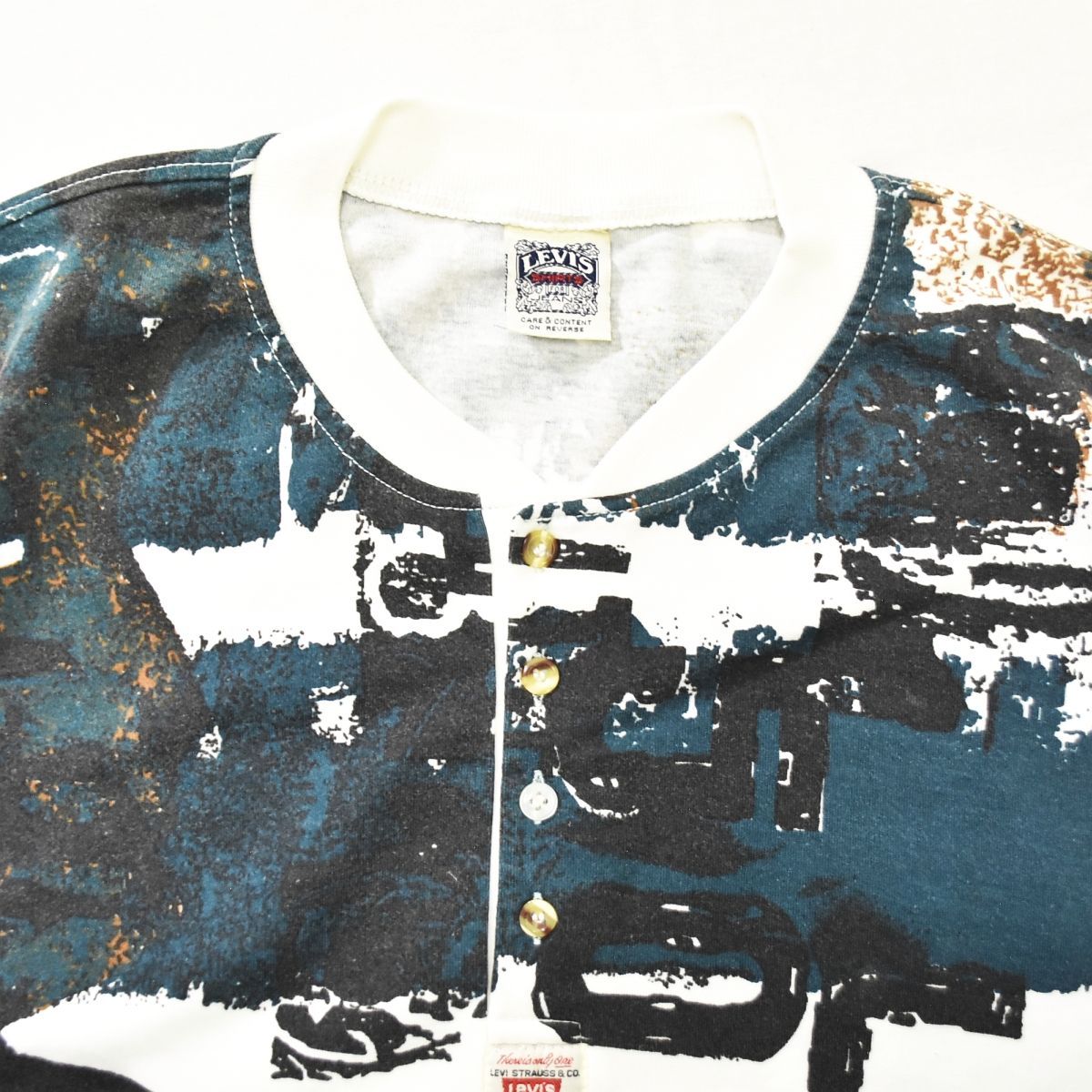 ロゴデザイン】 90s ヴィンテージ USA製 リーバイス LEVIS 501 SHIRTS 