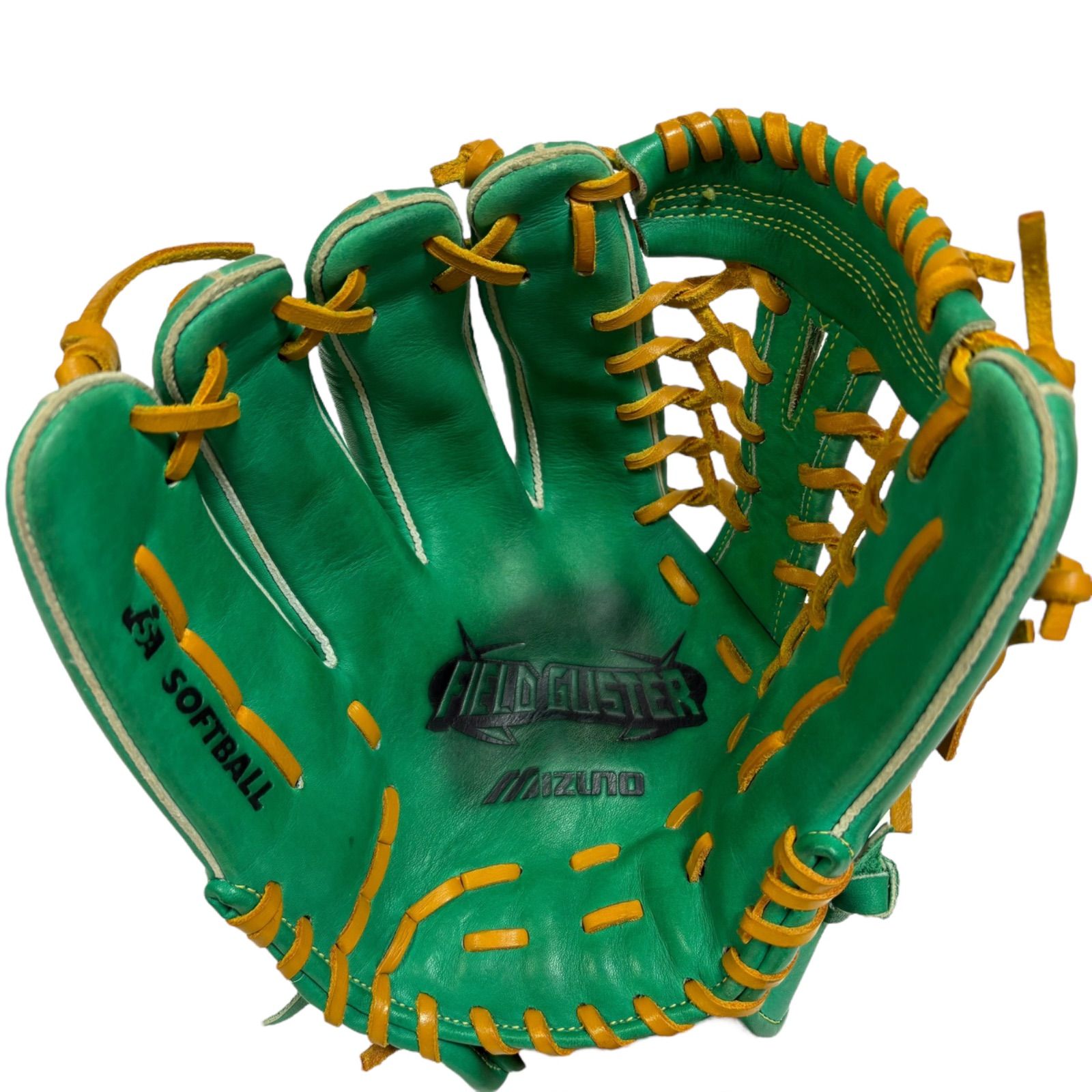 希少カラー】ミズノ FIELD GLISTER JSA グリーン ソフトボール - メルカリ