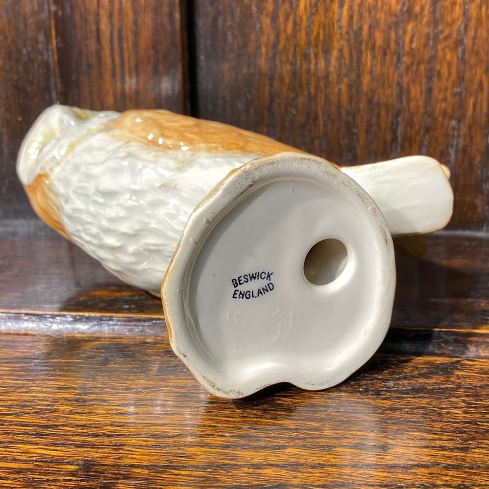 訳あり ヴィンテージ 雑貨 置物 フィギュア メンフクロウ Beswick