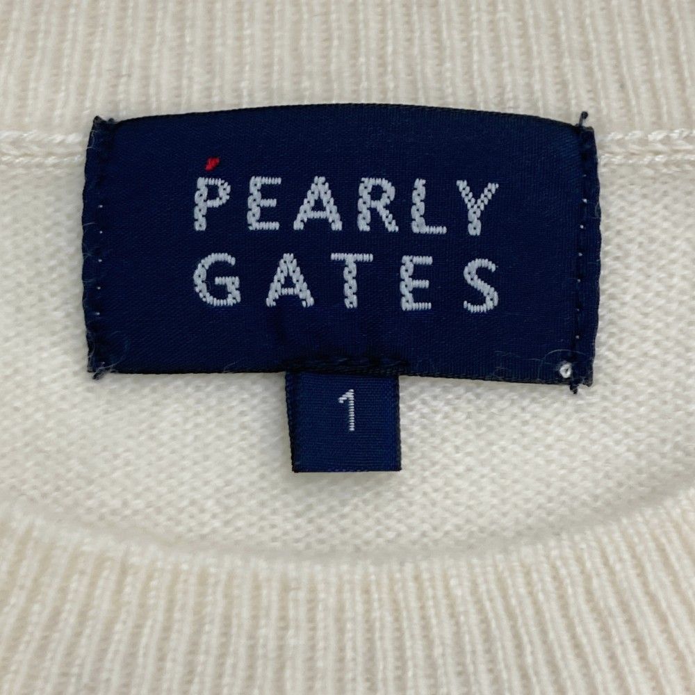 サイズ：1 PEARLY GATES パーリーゲイツ 2023年モデル カシミヤ ニット