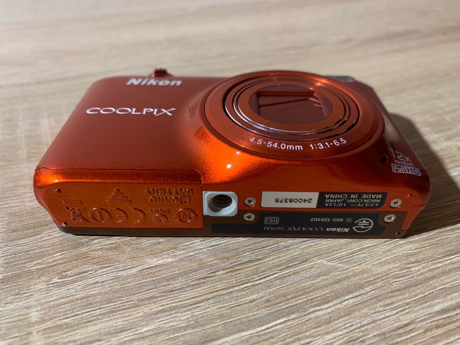 5443 Nikon COOLPIX S6500 オレンジ デジカメ - メルカリ