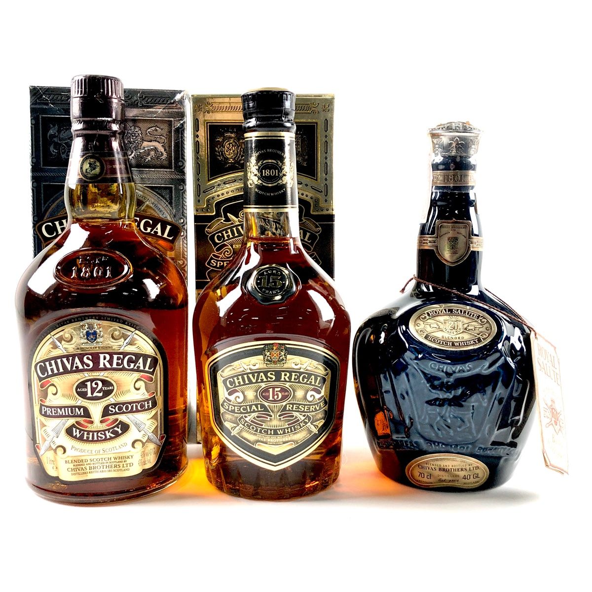 3本 シーバスリーガル CHIVAS REGAL 12年 15年 スペシャルリザーブ