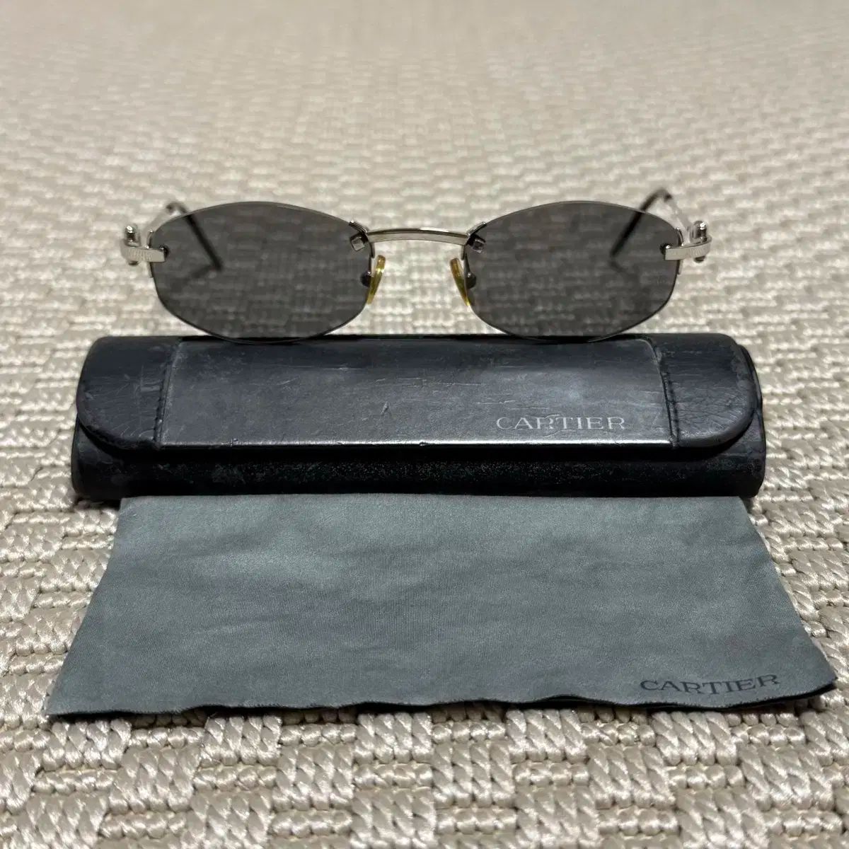OS ) Cartier Cartier(カルティエ) 銀 馬蹄形 フチなし OS ) Cartier Cartier(カルティエ) 銀 馬蹄形 フチなし