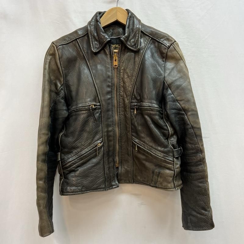 r*s様 Vanson 70s 80s talon 涙　ブラウン　レザー　ジャケ Vanson Special Custom Single Riders Jacket Type-2