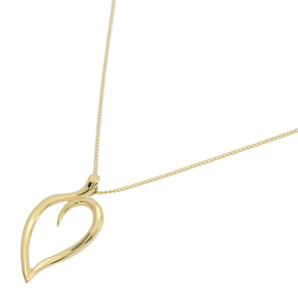 TIFFANY＆CO ティファニー リーフネックレス イエローゴールド
