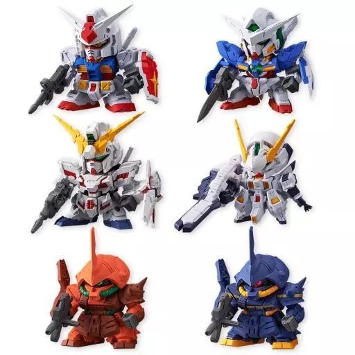 食玩 トレーディングフィギュア 全6種セット FW SDガンダム NEO
