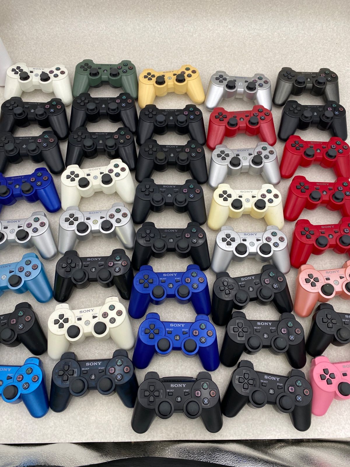 SONY プレイステーション3 コントローラー SIXAXIS DualShock 3 ジャンクまとめ40点