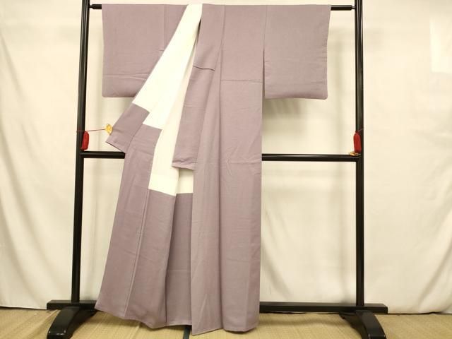 平和屋着物□上質な色無地 紅藤色 正絹 逸品 AAAU3881fw 平和屋