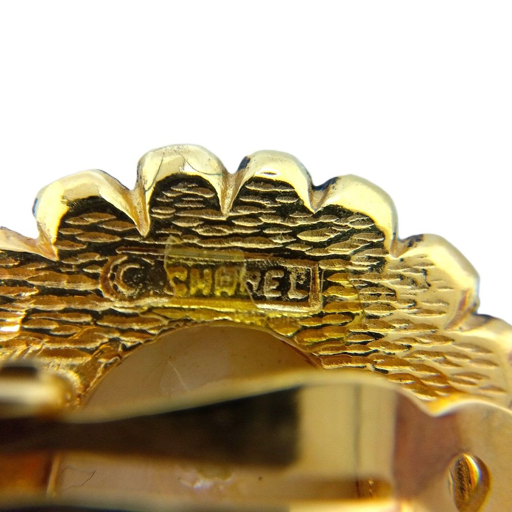 シャネル CHANEL イヤリング フェイクパール ゴールド 2157 フラワー