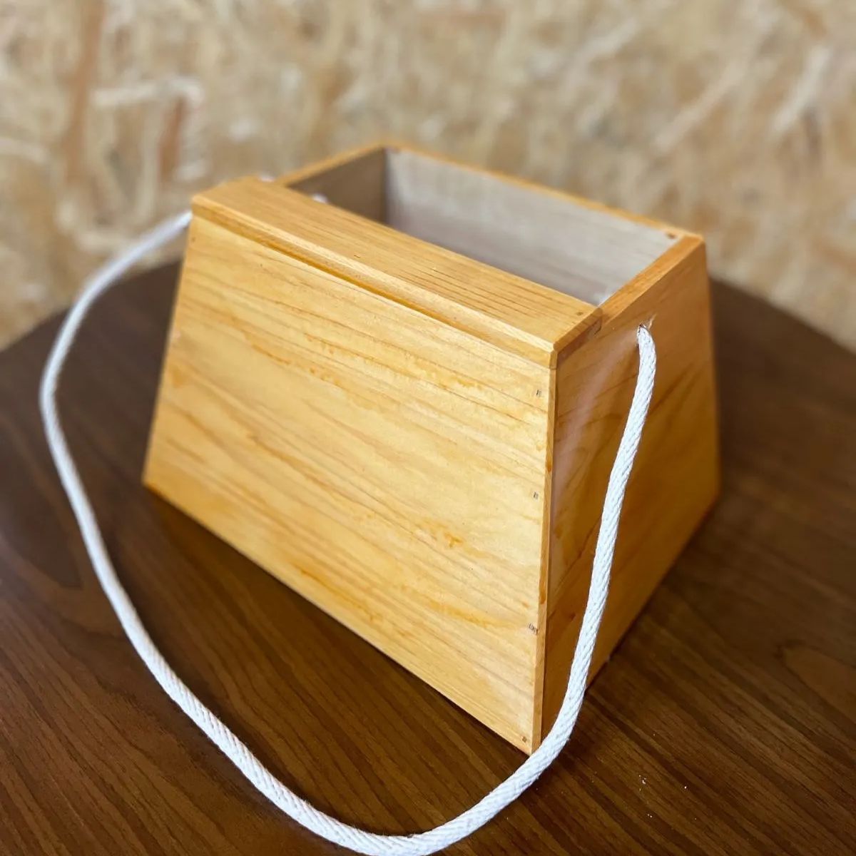 箱メガネ 木製 ヒノキ製 中古品 ニス塗布済み 鮎しゃくり釣り 鮎釣り 