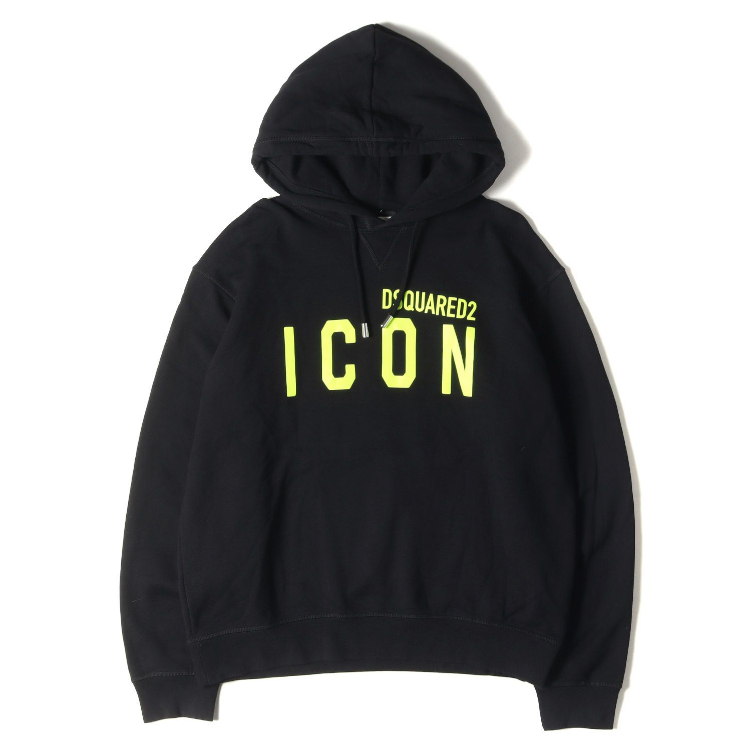 DSQUARED2 ディースクエアード パーカー サイズ:XXL 23SS ICON ロゴ スウェットパーカー S79GU0102 S25516  トップス フーディー プルオーバー 裏起毛 ブラック 黒 イタリア製 【メンズ】 - メルカリ