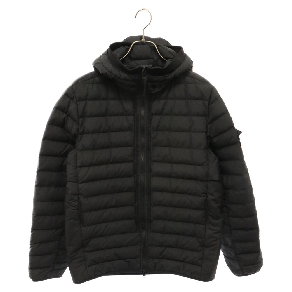 STONE ISLAND (ストーンアイランド) 21AW Garment Dyed Down Jacket ジップアップ フーディ ダウン ジャケット  ブラック 751542725 - メルカリ