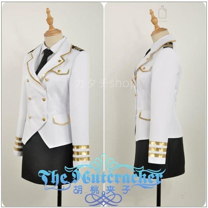 lovelive Sunshine Aqours ラブライブ サンシャイン アクア 高海千歌 たかみちか 軍服 警察官 風 コスプレ衣装 cosplay 仮装イベント アニ