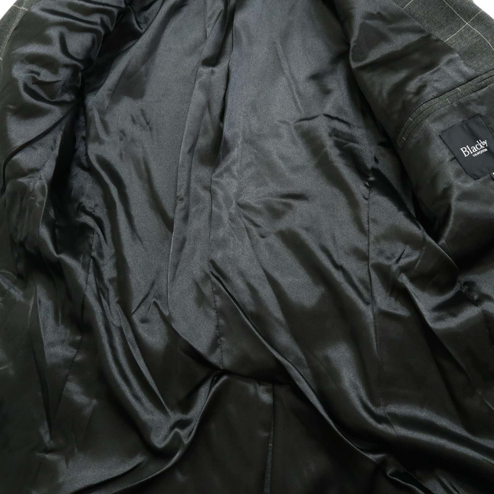 Black by VANQUISH ヴァンキッシュ 秋冬☆ 1B ウィンドウペン チェック