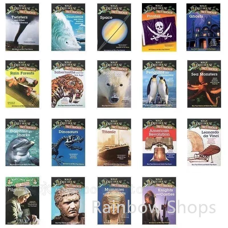 新品未使用】英語 洋書 最新版 Magic Tree House Fact Tracker
