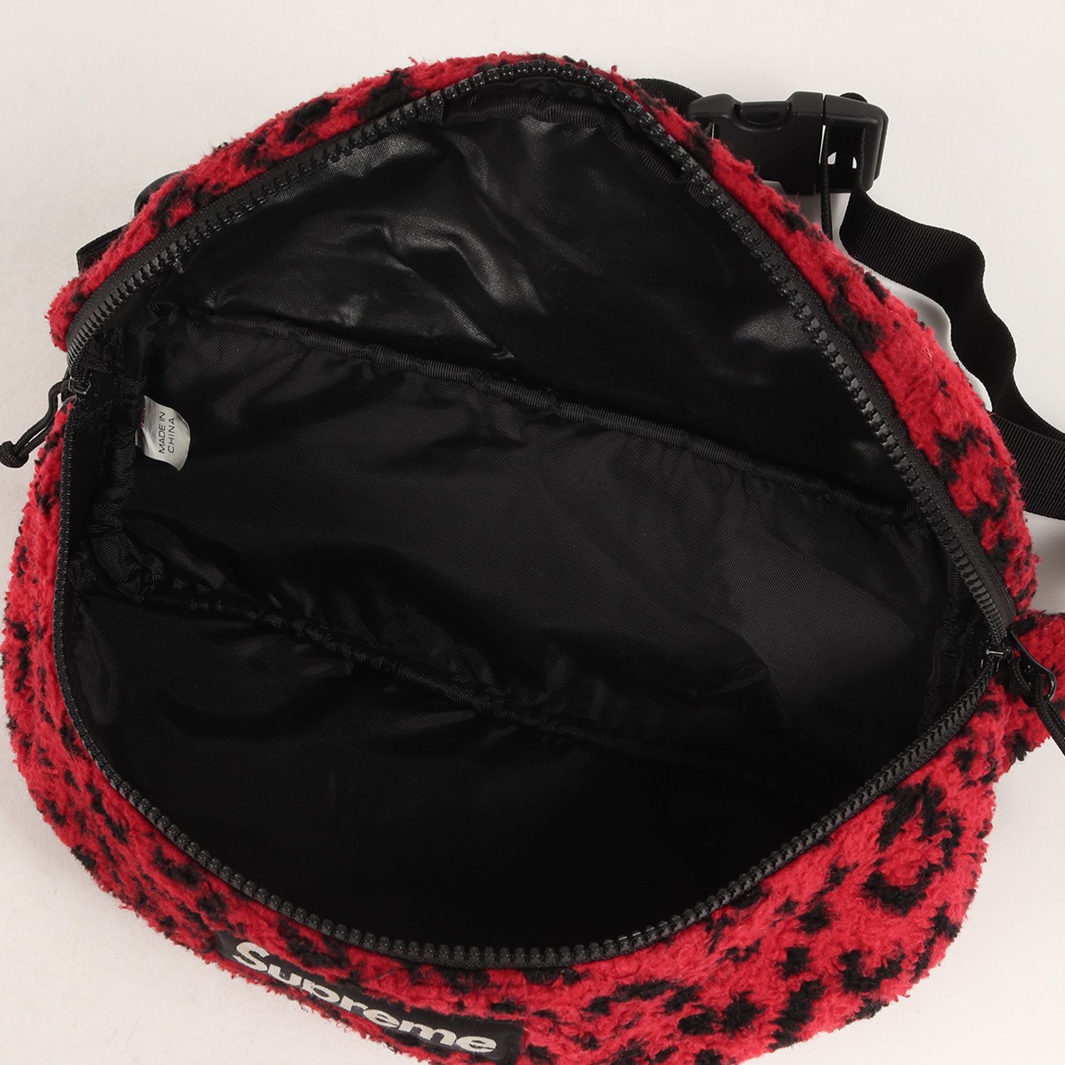 Supreme シュプリーム バッグ レオパード フリース ボア