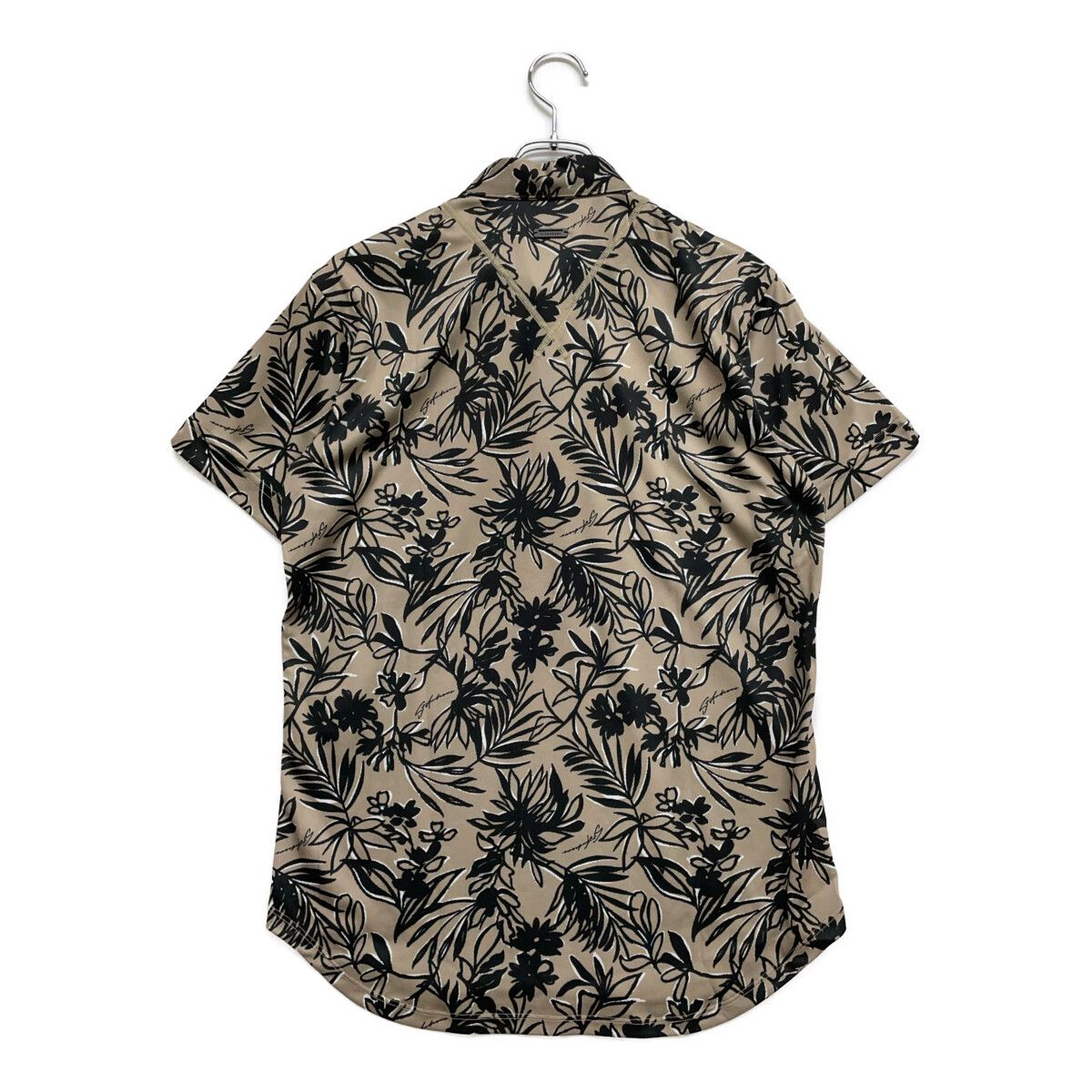 rough&swell ワッペン 長袖シャツ ボタンダウン 白 ゴルフ ウェア