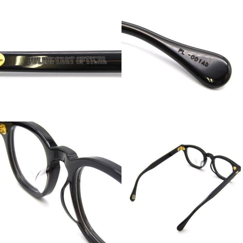 未使用 JULIUS TART OPTICAL ジュリアスタートオプティカル メガネフレーム AR 44-22 GOLD PL-001Ab 日本製  BLACK CRYSTAL 50018238 - メルカリ